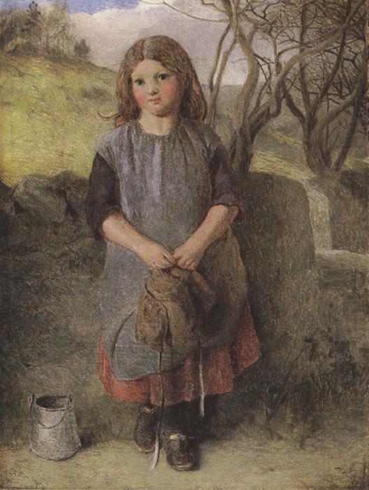 Alexander Davis cooper The Little Milkmaid (mk37) china oil painting image